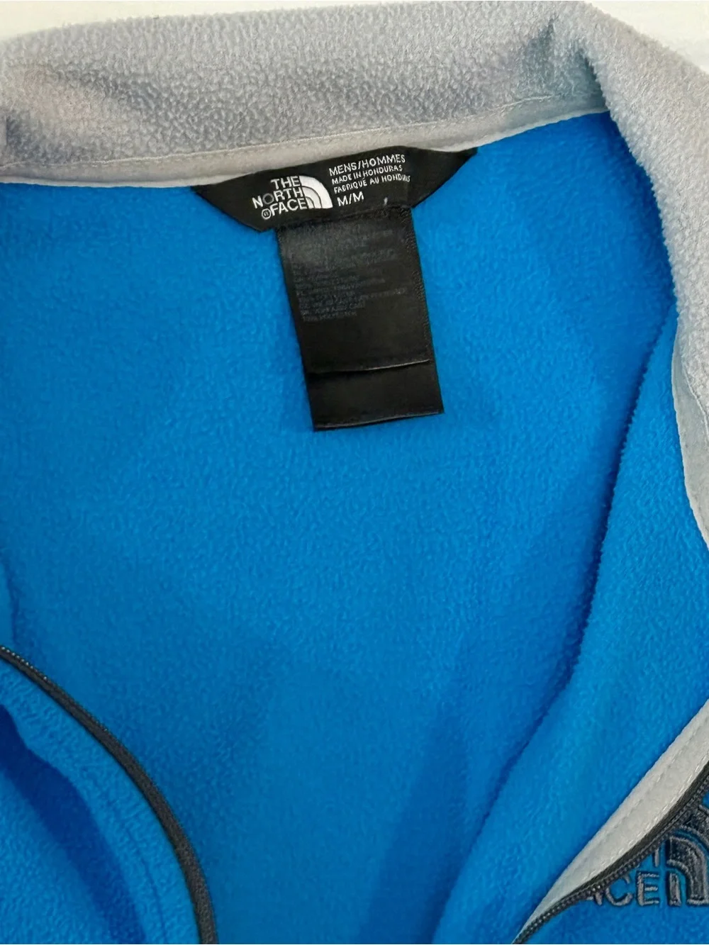 The North Face Men's Blue Quarter-Zip Fleece
